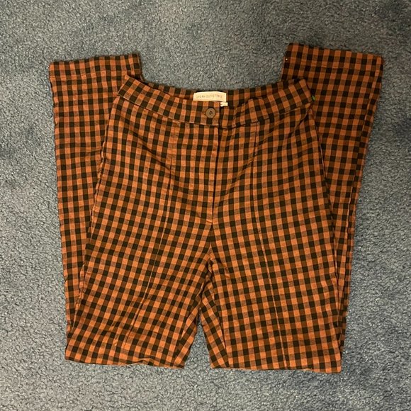 Urban Outfitters Women’s Highrise Tessa Plaid Notched Pant - Picture 6 of 8